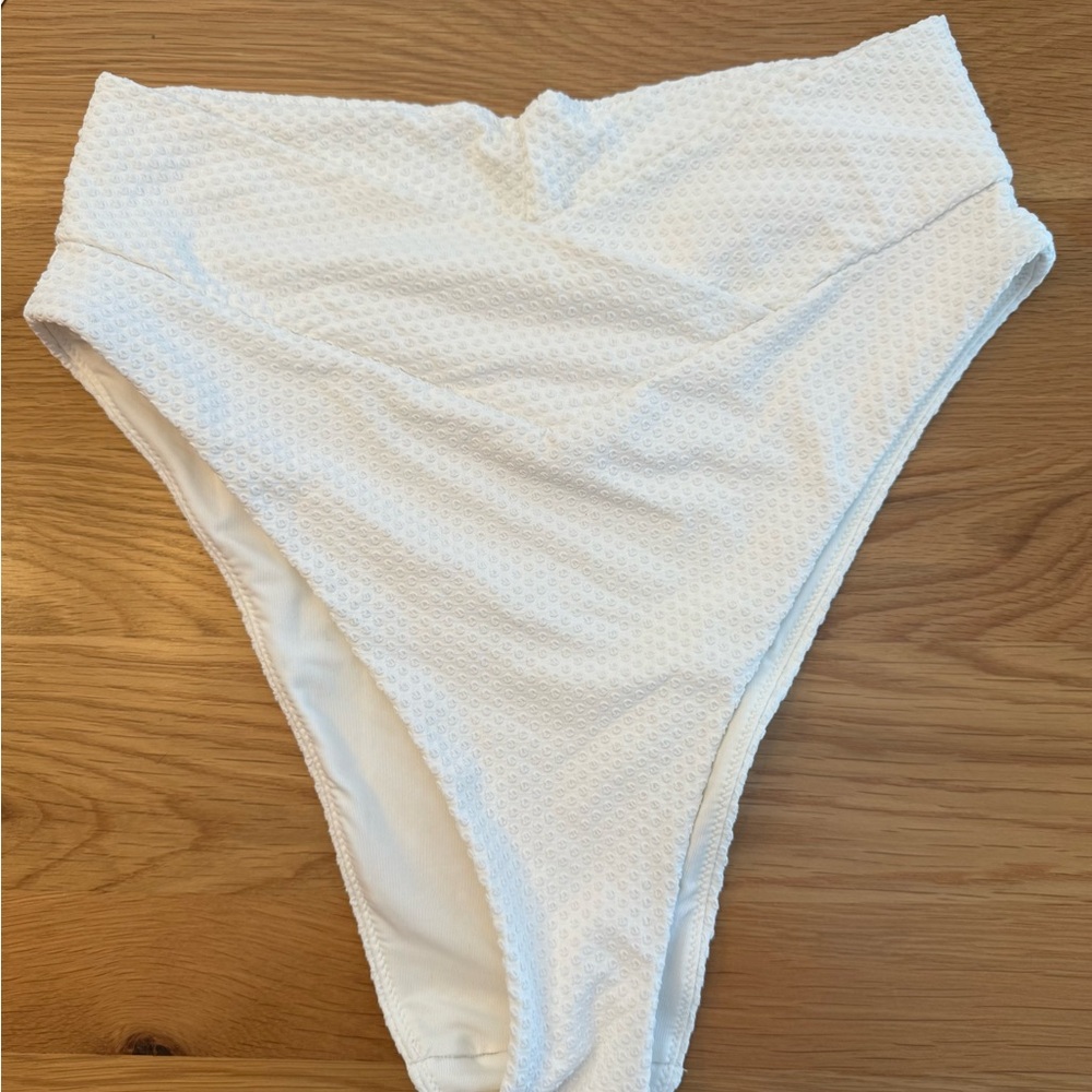 Aerie High Cut Crossover Cheeky Bikini Bottom